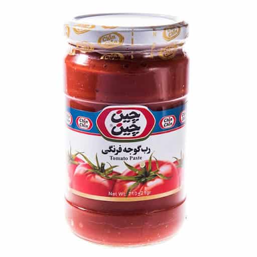تصویر 1 از قیمت رب گوجه چین چین 700 گرمی بسته 12 عددی با کیفیت ارزان + خرید عمده